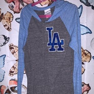Dodgers Zip Up Hoodie